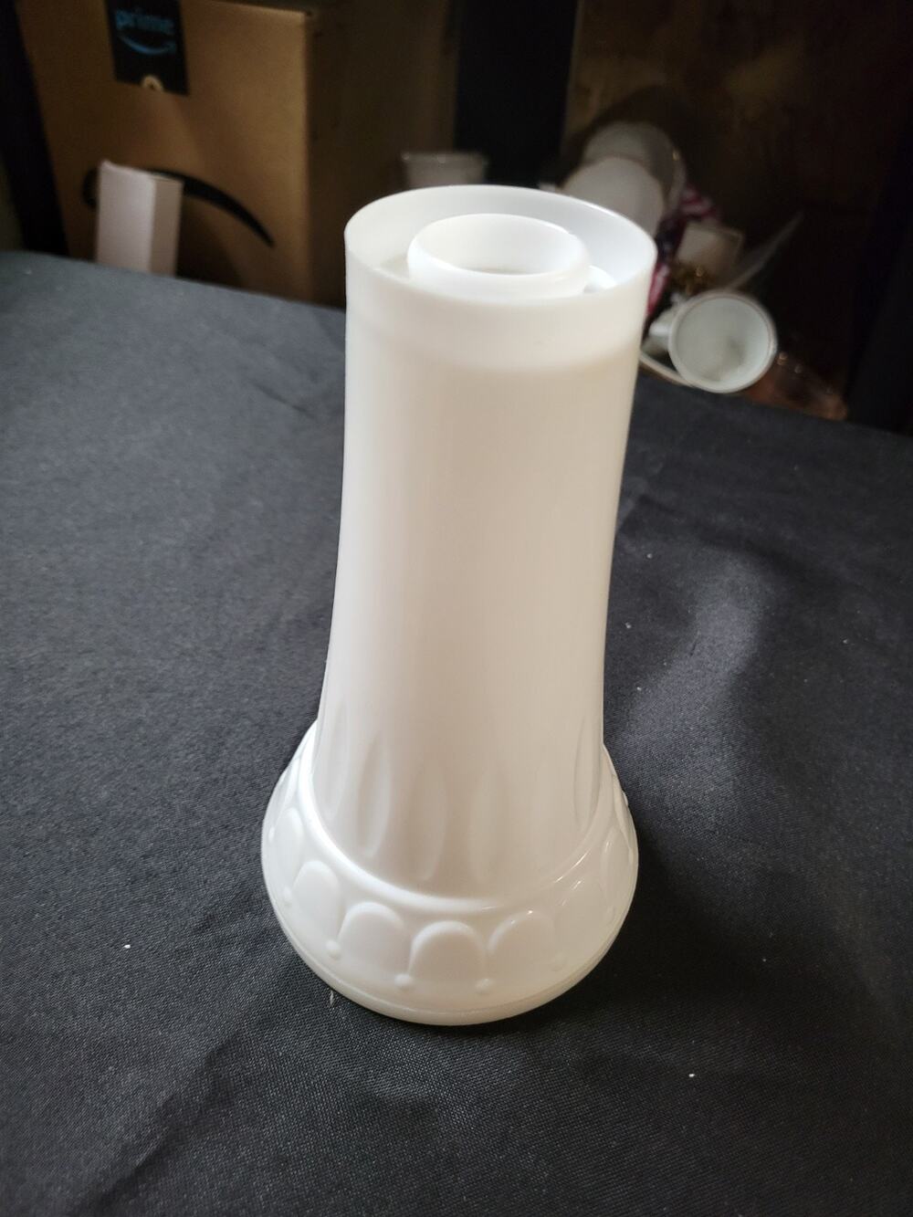 Vintage Tupperware Retro White Plastic Vase ?